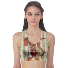 Egyptian Design Man Royal Sports Bra by Sapixe