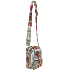 Egyptian Design Man Royal Shoulder Strap Belt Bag by Sapixe