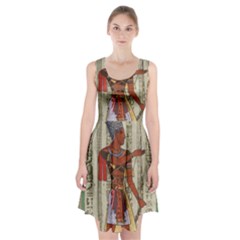 Egyptian Design Man Royal Racerback Midi Dress by Sapixe