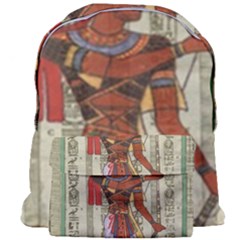 Egyptian Design Man Royal Giant Full Print Backpack by Sapixe