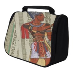 Egyptian Design Man Royal Full Print Travel Pouch (small) by Sapixe