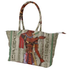 Egyptian Design Man Royal Canvas Shoulder Bag by Sapixe