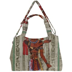 Egyptian Design Man Royal Double Compartment Shoulder Bag by Sapixe