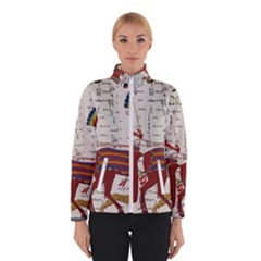 Egyptian Tutunkhamun Pharaoh Design Winter Jacket by Sapixe