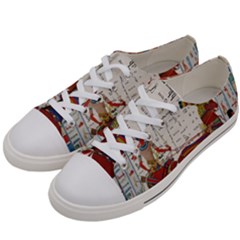 Egyptian Tutunkhamun Pharaoh Design Women s Low Top Canvas Sneakers by Sapixe