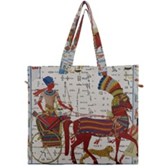 Egyptian Tutunkhamun Pharaoh Design Canvas Travel Bag by Sapixe