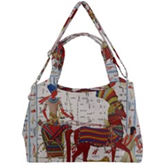 Egyptian Tutunkhamun Pharaoh Design Double Compartment Shoulder Bag by Sapixe