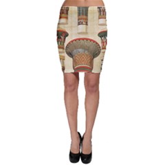 Egyptian Architecture Column Bodycon Skirt by Sapixe