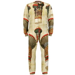 Egyptian Architecture Column Onepiece Jumpsuit (men)  by Sapixe