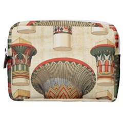 Egyptian Architecture Column Make Up Pouch (medium) by Sapixe