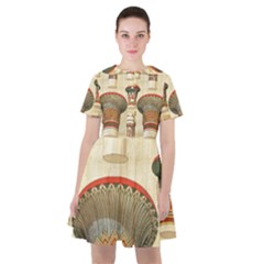 Egyptian Architecture Column Sailor Dress by Sapixe