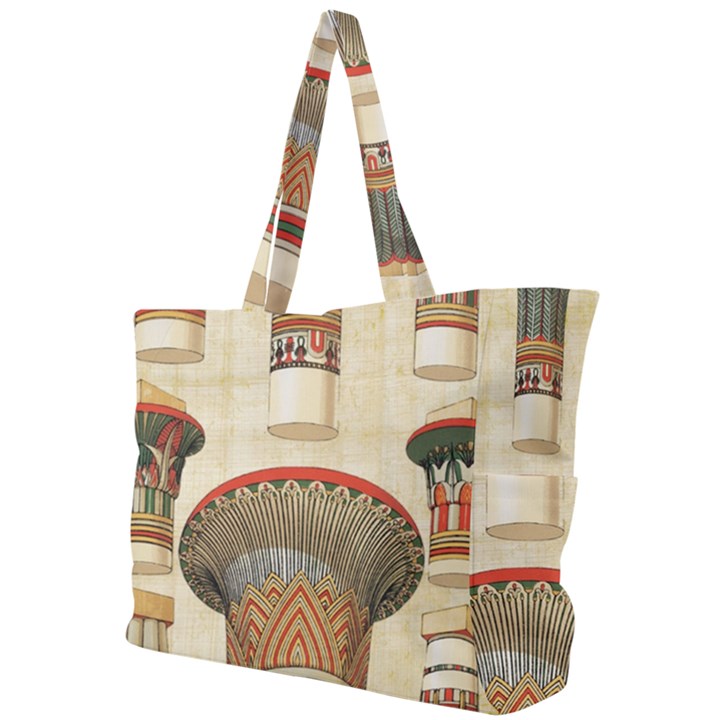 Egyptian Architecture Column Simple Shoulder Bag