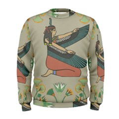 Egyptian Woman Wings Design Men s Sweatshirt