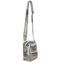 Egyptian Woman Wings Design Shoulder Strap Belt Bag