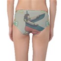 Egyptian Woman Wings Design Mid-Waist Bikini Bottoms View2