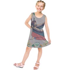 Egyptian Woman Wings Design Kids  Tunic Dress