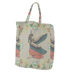 Egyptian Woman Wings Design Giant Grocery Tote by Sapixe