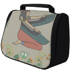 Egyptian Woman Wings Design Full Print Travel Pouch (Big)