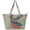 Egyptian Woman Wings Design Full Print Shoulder Bag View1