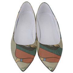 Egyptian Woman Wings Design Women s Low Heels