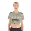 Pharaoh Egyptian Design Man King Cotton Crop Top View1