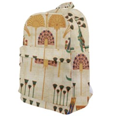 Egyptian Paper Papyrus Hieroglyphs Classic Backpack by Sapixe