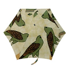 Egyptian Paper Papyrus Bird Mini Folding Umbrellas by Sapixe