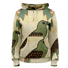 Egyptian Paper Papyrus Bird Women s Pullover Hoodie by Sapixe