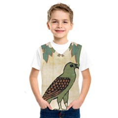 Egyptian Paper Papyrus Bird Kids  Sportswear by Sapixe