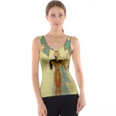 Egyptian Design Man Artifact Royal Tank Top by Sapixe