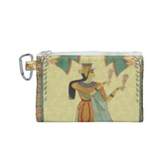 Egyptian Design Man Artifact Royal Canvas Cosmetic Bag (small) by Sapixe