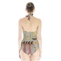 Egyptian Paper Women Child Owl Halter Swimsuit View2