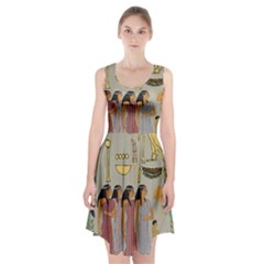 Egyptian Paper Women Child Owl Racerback Midi Dress by Sapixe