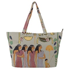 Egyptian Paper Women Child Owl Full Print Shoulder Bag by Sapixe