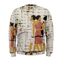 Egyptian Design Men Worker Slaves Men s Sweatshirt by Sapixe