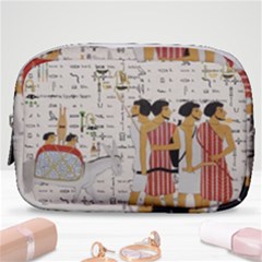 Egyptian Design Men Worker Slaves Make Up Pouch (small) by Sapixe