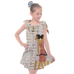 Egyptian Design Men Worker Slaves Kids  Tie Up Tunic Dress