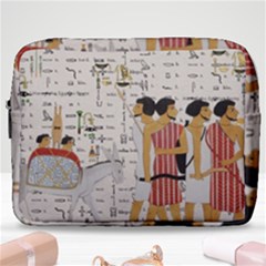 Egyptian Design Men Worker Slaves Make Up Pouch (large) by Sapixe