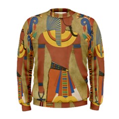 Egyptian Tutunkhamun Pharaoh Design Men s Sweatshirt by Sapixe