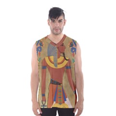 Egyptian Tutunkhamun Pharaoh Design Men s Sportswear by Sapixe