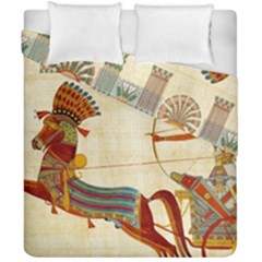 Egyptian Tutunkhamun Pharaoh Design Duvet Cover Double Side (california King Size) by Sapixe