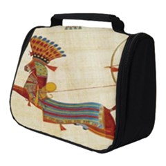 Egyptian Tutunkhamun Pharaoh Design Full Print Travel Pouch (small)