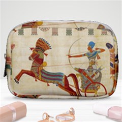 Egyptian Tutunkhamun Pharaoh Design Make Up Pouch (small) by Sapixe