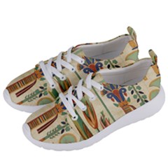 Egyptian Paper Papyrus Hieroglyphs Women s Lightweight Sports Shoes by Sapixe