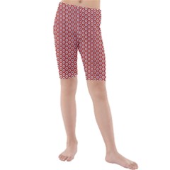 Pattern Star Backround Kids  Mid Length Swim Shorts