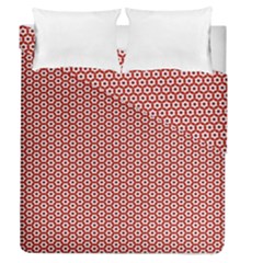 Pattern Star Backround Duvet Cover Double Side (queen Size)