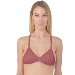 Pattern Star Backround Reversible Tri Bikini Top