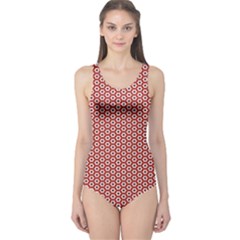 Pattern Star Backround One Piece Swimsuit