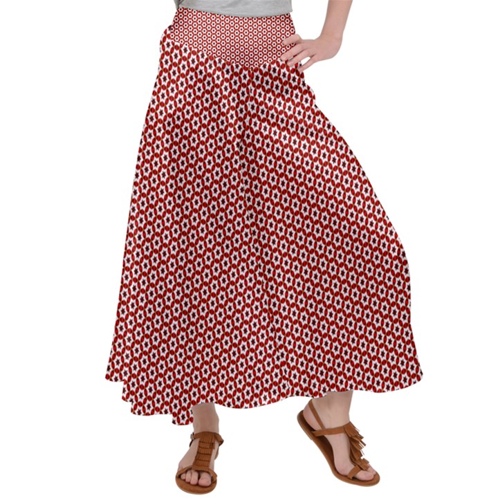 Pattern Star Backround Satin Palazzo Pants