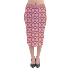 Pattern Star Backround Velvet Midi Pencil Skirt by HermanTelo